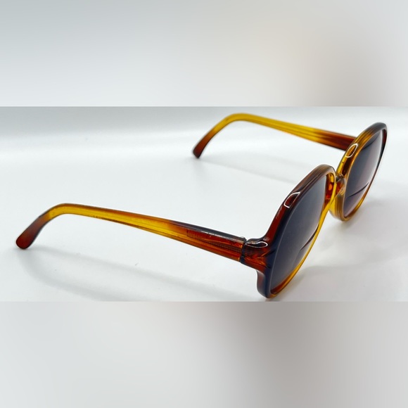 Vintage Viennaline Brown Oval Sunglasses Frames Only - Picture 1 of 8